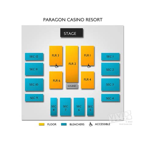 paragon casino events|paragon casino concert seating.